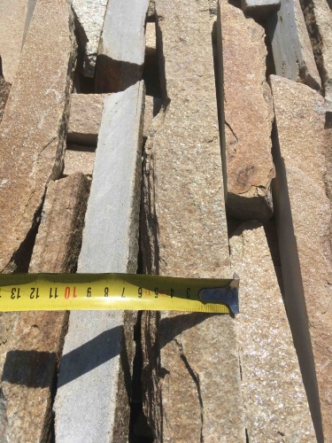 Горбушка златолит золотистый для облицовки купить в Чите