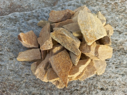 Златолит жёлтый декоративная каменная крошка купить в Чите