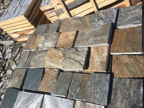 Плитка пилёная златолит Уральский для фасада купить в Чите