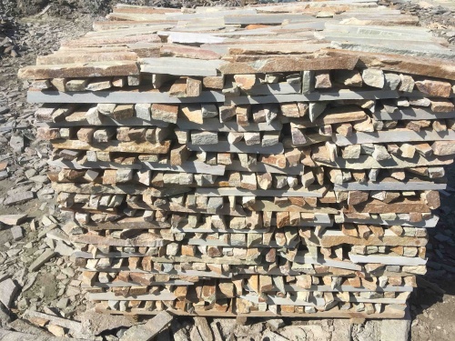 Горбушка златолит золотистый для облицовки купить в Чите