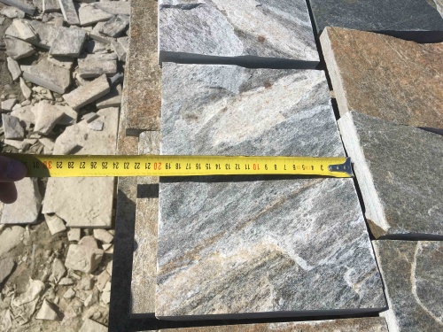 Плитка пилёная златолит Уральский для фасада купить в Чите