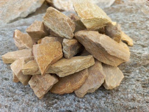 Златолит жёлтый декоративная каменная крошка купить в Чите