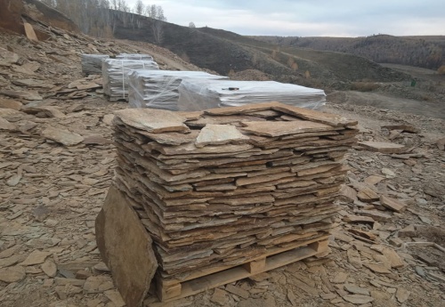 Плитняк кора дерева для цоколя, отмостки купить в Чите